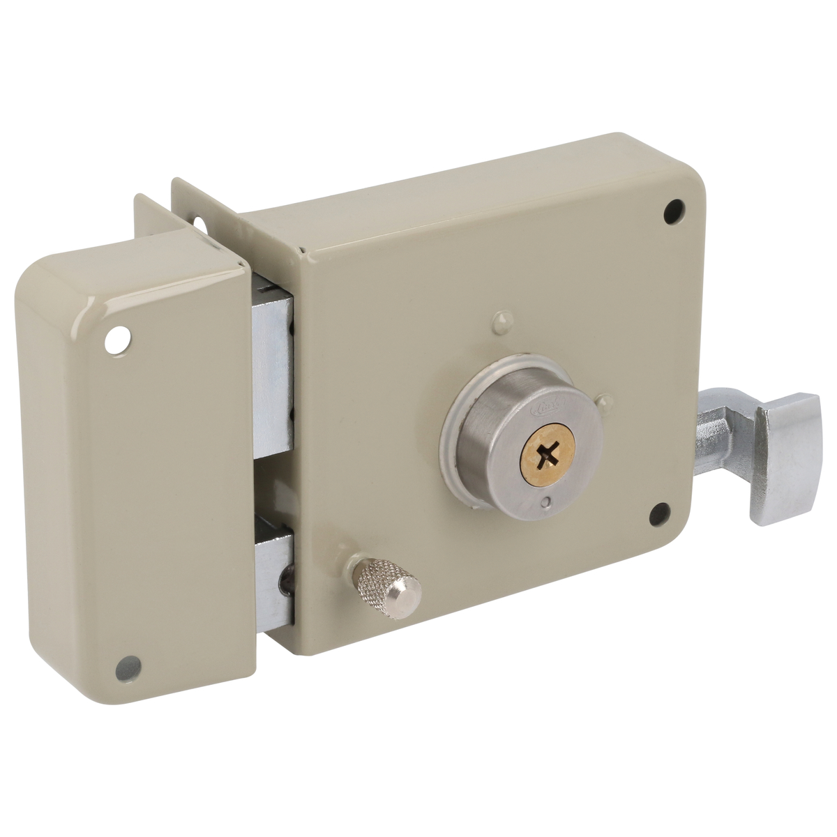 Cerradura de sobreponer función instala fácil, izquierda, llave tetra, blíster Lock 11CS