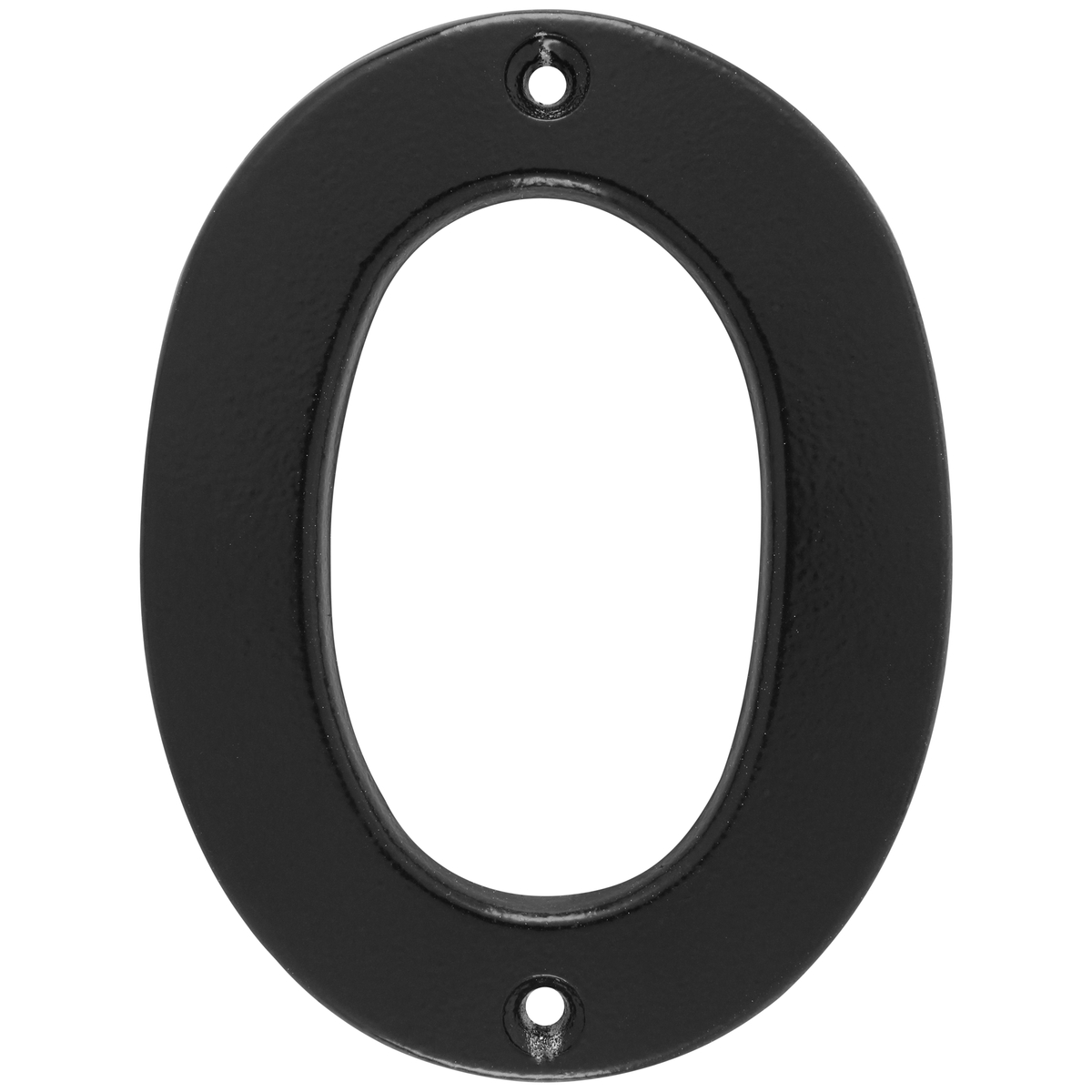 Número 0 bold 4″ negro Lock