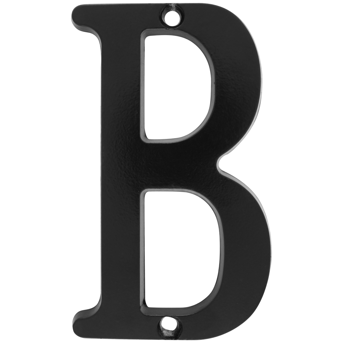 Letra B slim 4″ negro Lock