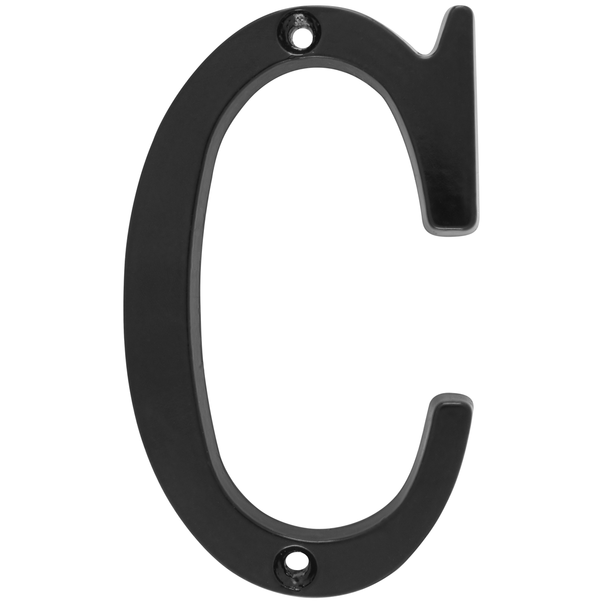 Letra C slim 4″ negro Lock