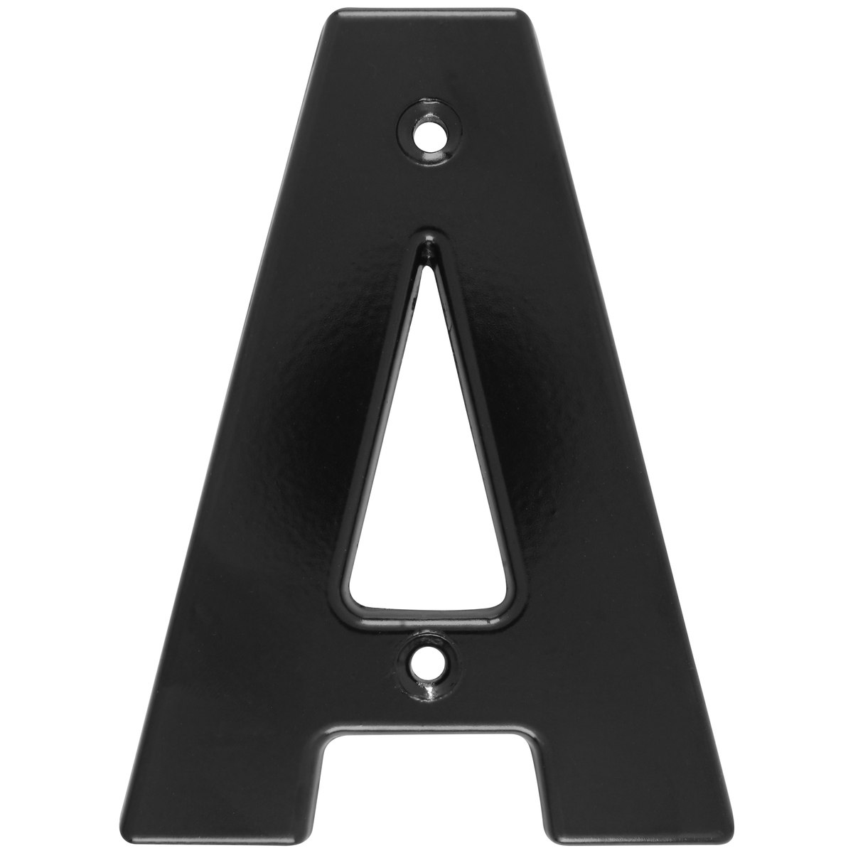 Letra A bold 4″ negro Lock