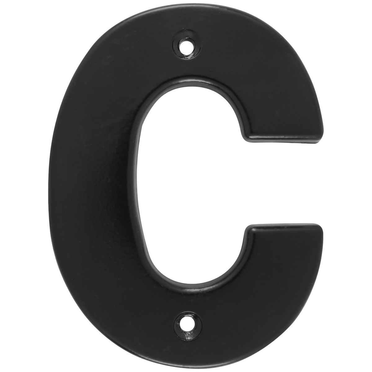 Letra C bold 4″ negro Lock