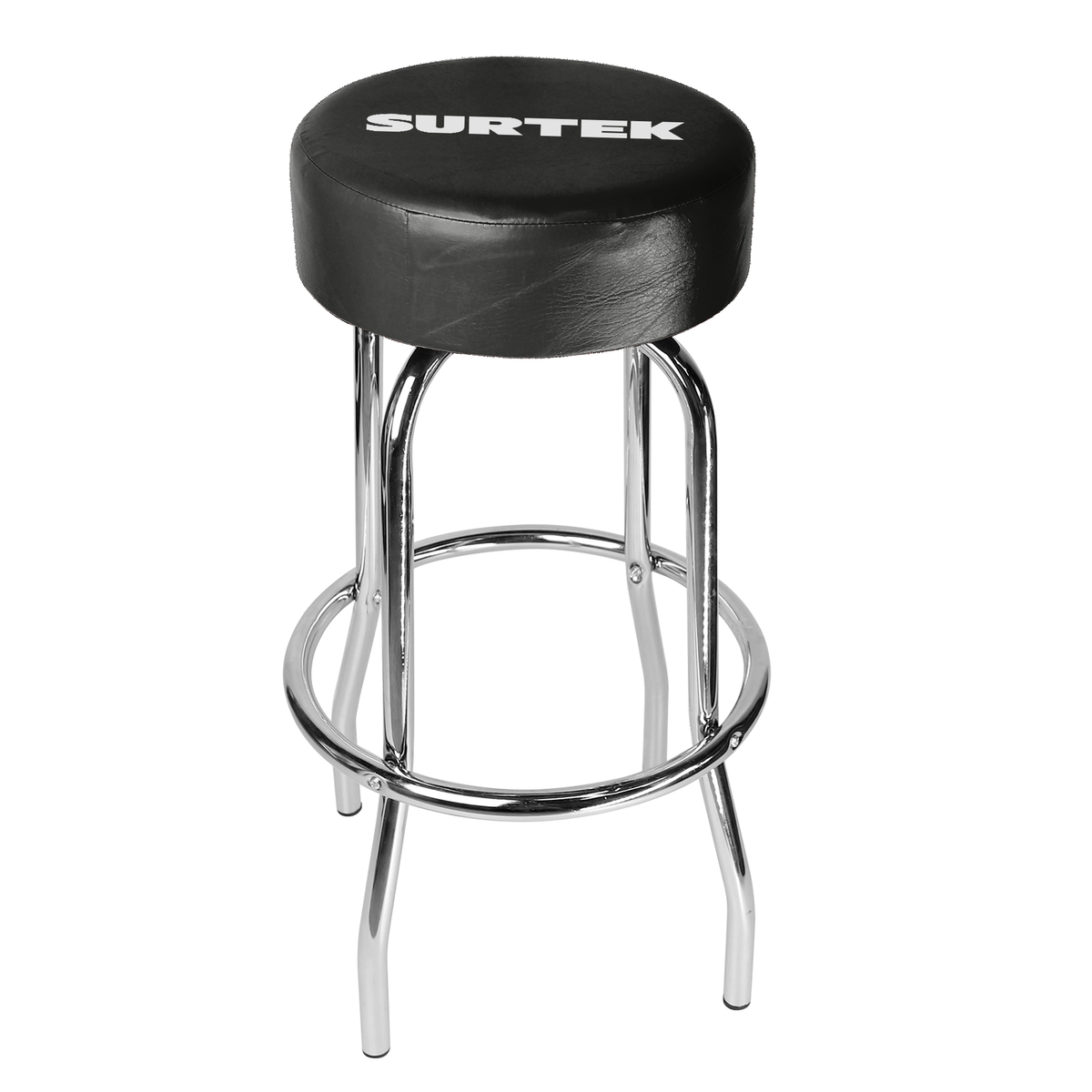 Banco para mecánico acolchonado color negro, 77 cm Surtek BAMES