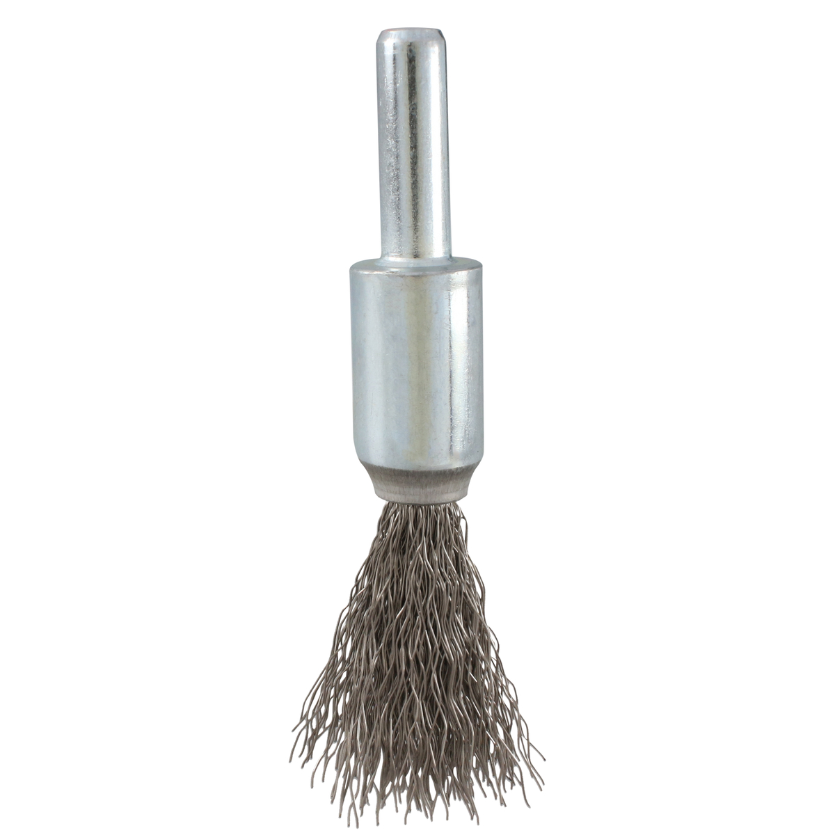 Carda copa ondulada alambre fino acero inoxidable 1/2″ x 0.20 mm con zanco 1/4″ Surtek
