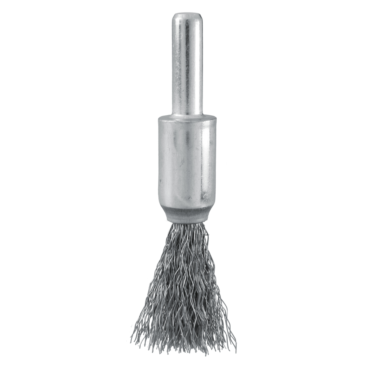 Carda copa ondulada alambre delgado acero inoxidable 1/2″ x 0.30 mm con zanco 1/4″ Surtek