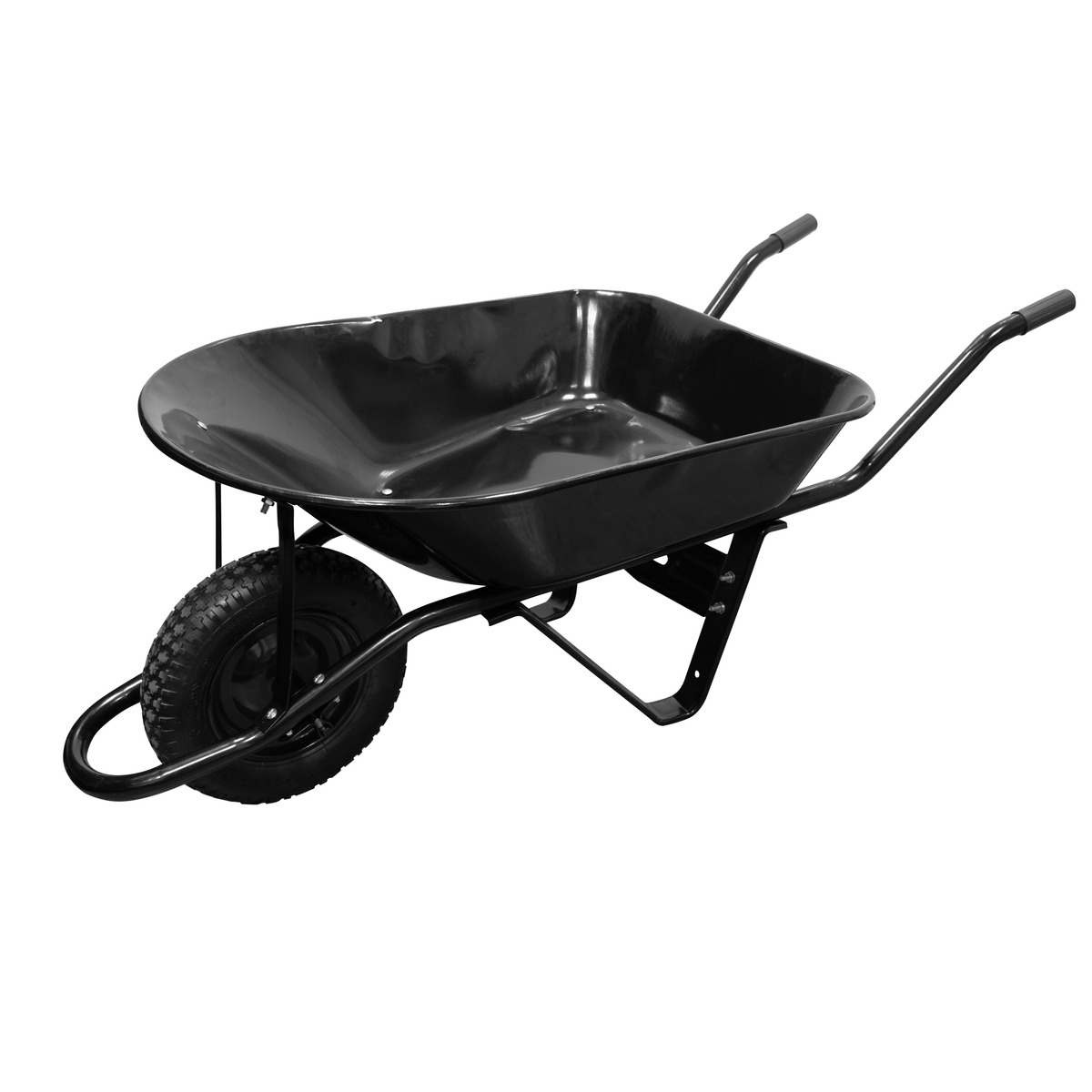 Carretilla con bastidor metálico 4 Ft3 llanta neumática reforzada de 4 capas Foy CFG404