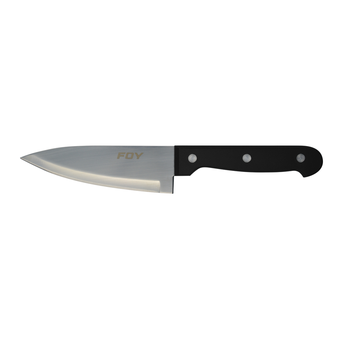Cuchillo de acero inoxidable para chef con mango de plástico de 6″ Foy