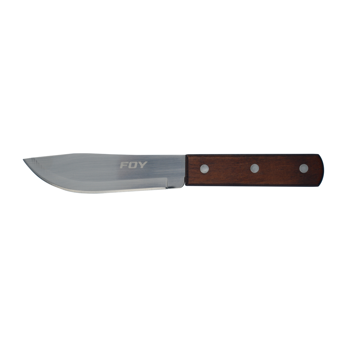 Cuchillo cebollero de acero inoxidable con mango de madera de 7″ Foy