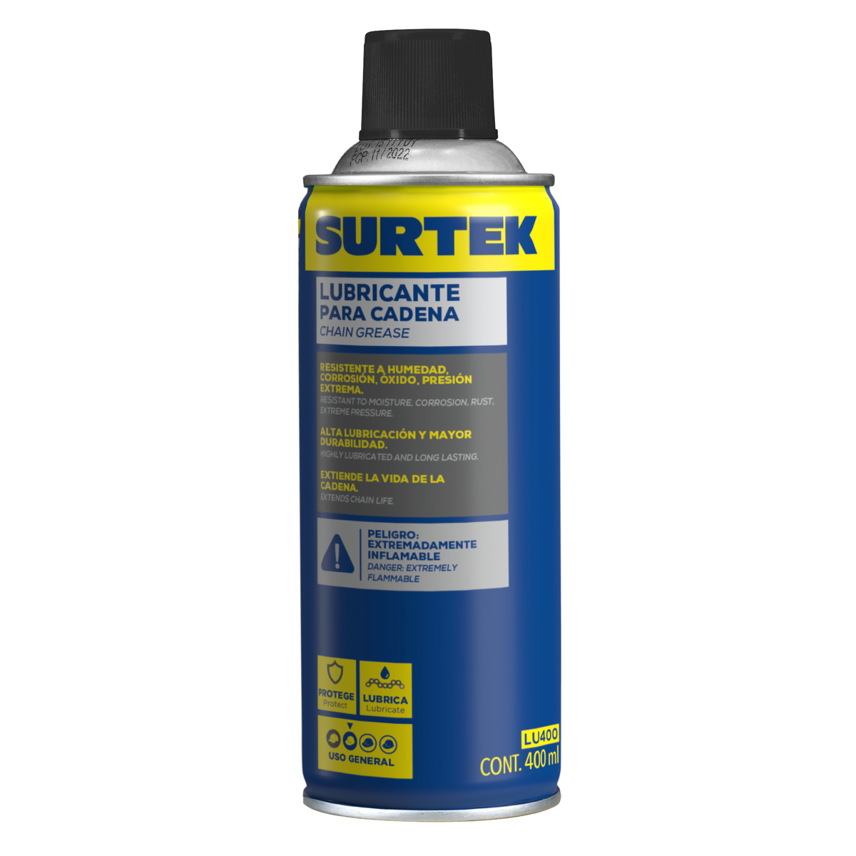 Lubricante para cadena 400 ml Surtek