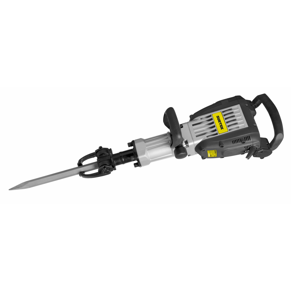 Martillo demoledor con control anti-vibración, zanco hexagonal 1800W, 120V, 55J, 1300 IPM Surtek Martillo demoledor con control anti-vibración, zanco hexagonal 1800W, 120V, 55J, 1300 IPM Surtek