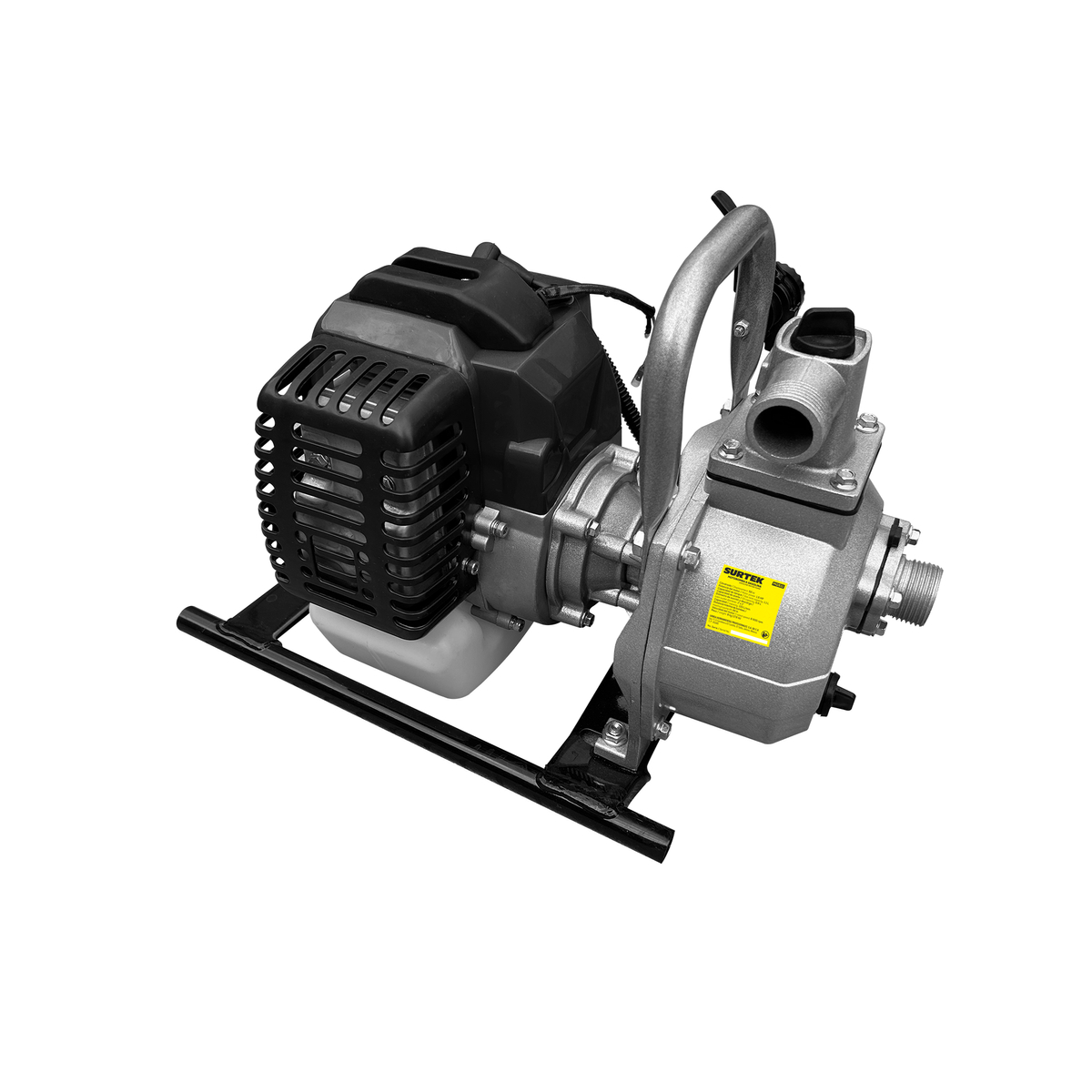 Motobomba a gasolina con diámetro de succión y descarga de 1×1″, 1.5 HP Surtek Motobomba a gasolina con diámetro de succión y descarga de 1×1″, 1.5 HP Surtek