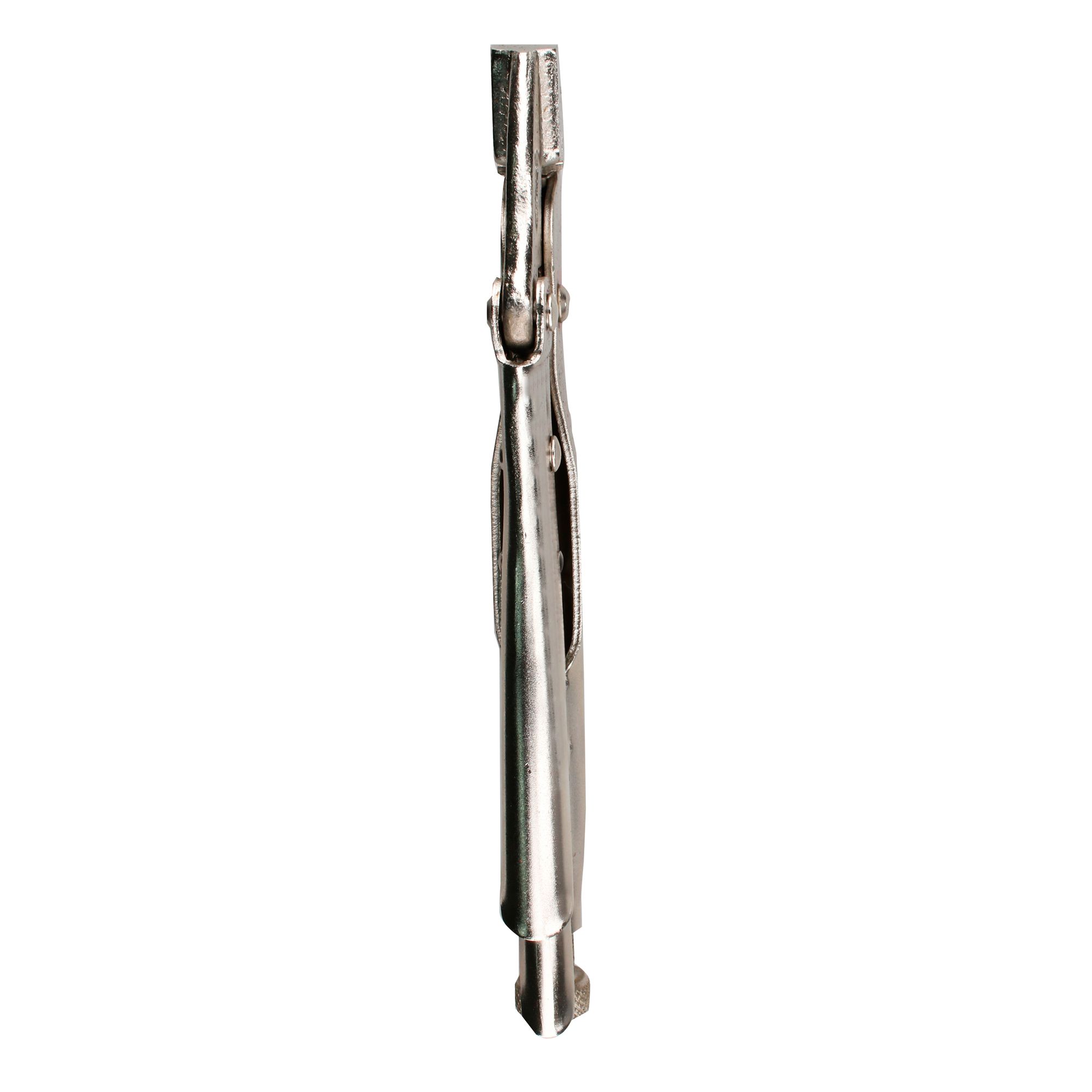 Pinza de presión cromada quijada recta de 10" Urrea