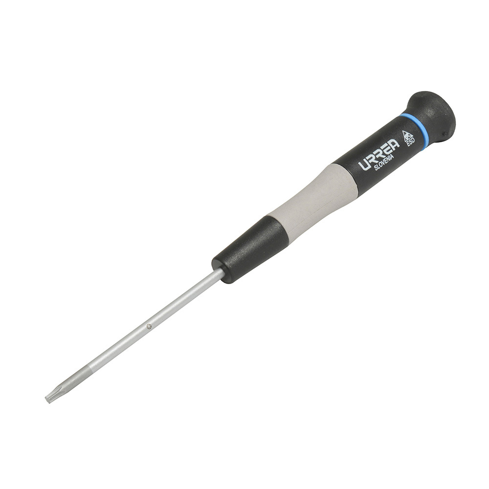 Destornillador de precisión ESD anti-estáticos, punta Torx  T8 x 2-3/8″ Urrea 9516B
