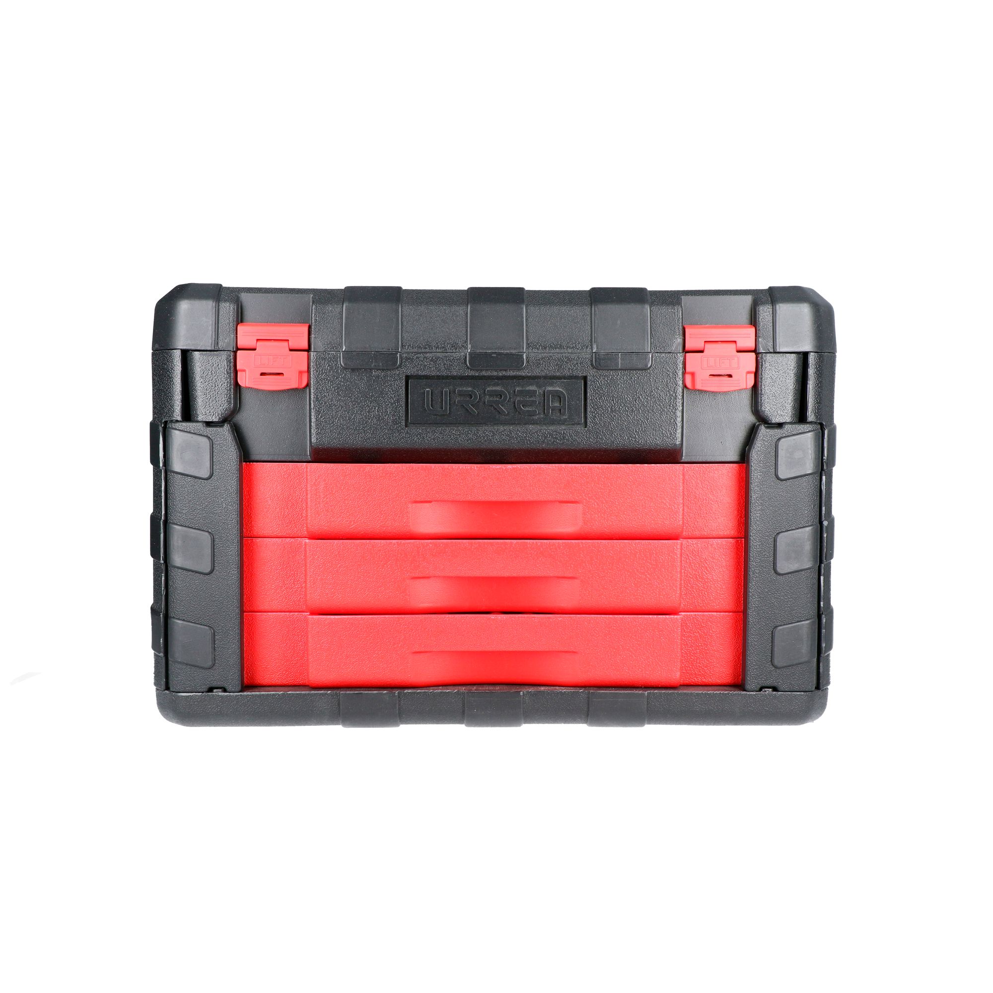 Juego combinado de herramienta para mecánico 450 piezas, con caja plástica de 3 gavetas Urrea