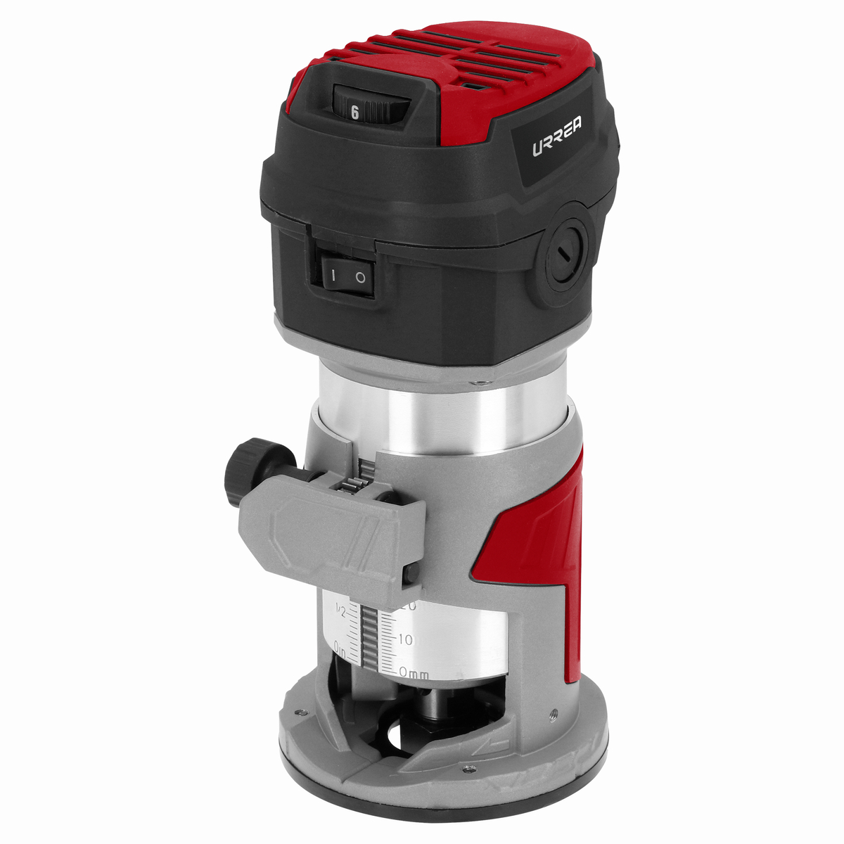 Router 1/4″ 710 W 120 V, 12000-30000 RPM, compacto Urrea Router 1/4″ 710 W 120 V, 12000-30000 RPM, compacto Urrea