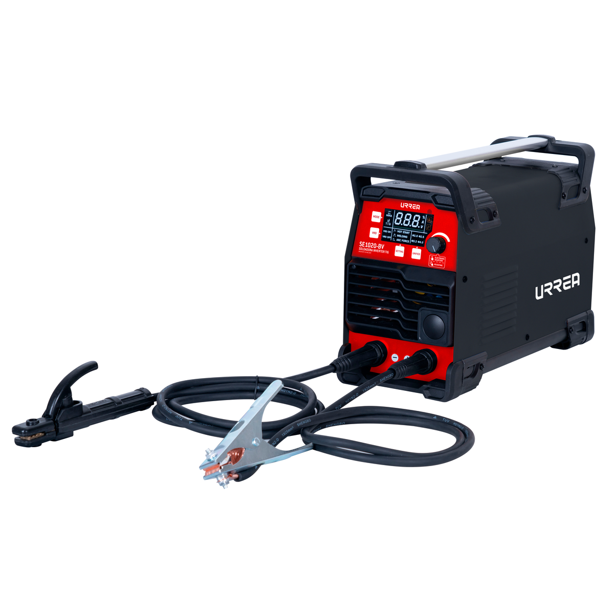 Soldadora inverter para electrodos de 1 fase 110 – 220 V, 200 A Urrea Soldadora inverter para electrodos de 1 fase 110 – 220 V, 200 A Urrea