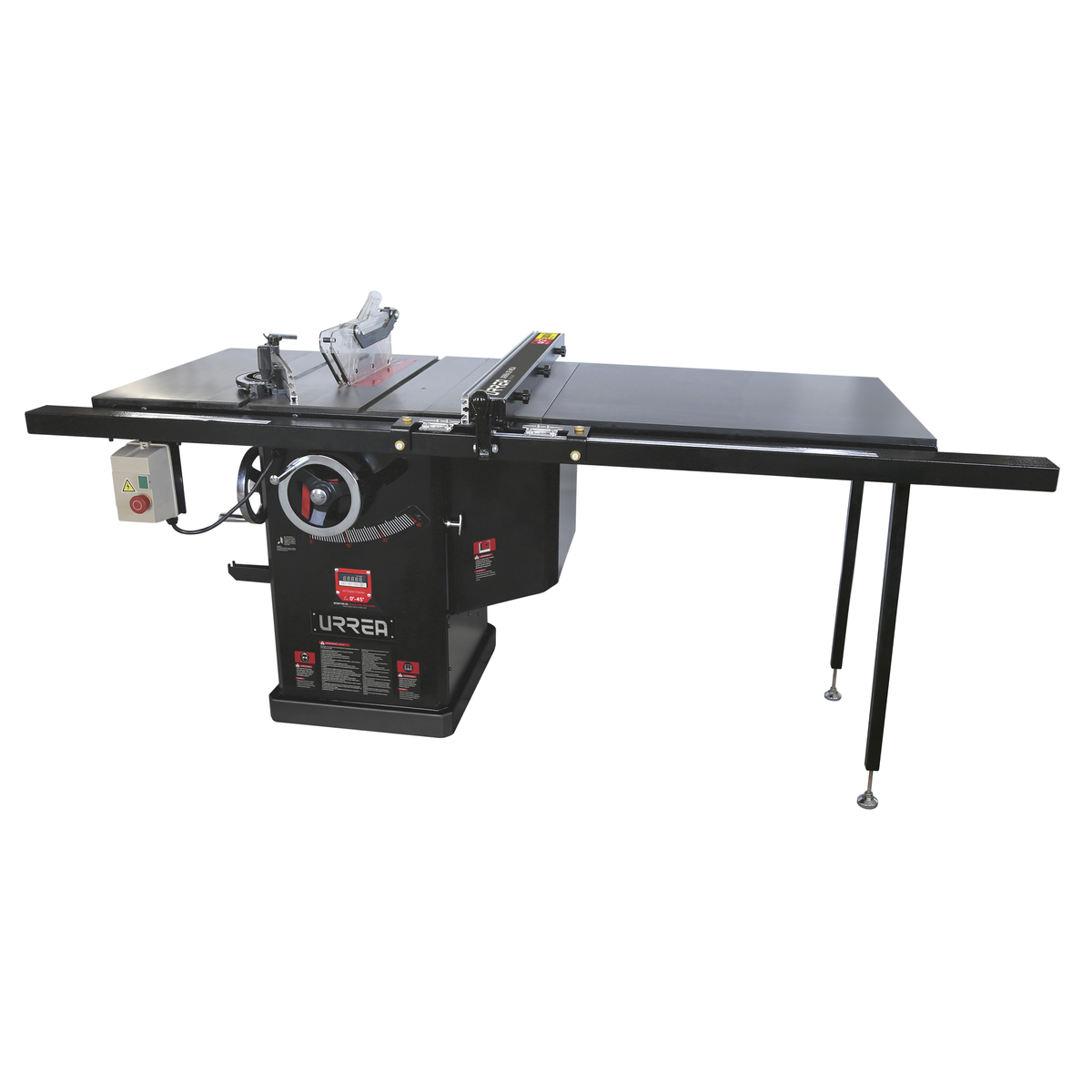 Sierra de mesa con ducto de salida para polvo 12″, 4 HP, 3000 W, 220 V, 3580 RPM Urrea