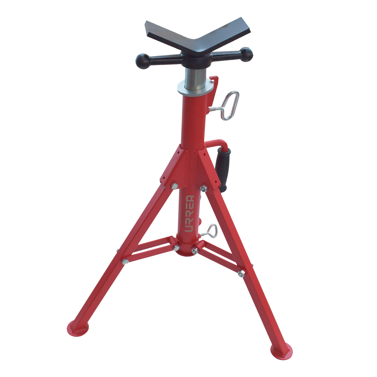 Soporte para tubo con cabezal en V ajustable de 24″ a 42″ Urrea